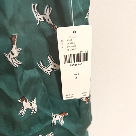 NWT Anthropologie Silky Pajama Top and Shorts - Picture 7 of 12